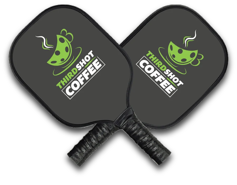 Two Third Shot Coffee pickleball paddles